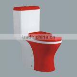 Bathroom Design Two Piece Ceramic Colored Toilet thumbnail-5