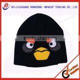Winter Knitted Hat Blank Hat and Cap With Birds Painting thumbnail-1