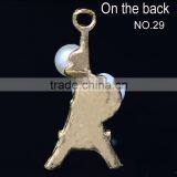 Tower Flower and Pearl Embellishment Pendant Garment Trimmings thumbnail-3