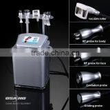 Auto-Roller Vacuum & 5Mmhz Tripolar RF & Cryotherapy & Cavitation Best Cellulite Removal Machine thumbnail-1