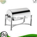 Stainless Steel Global Rectangular Roll Top Chafing Dish thumbnail-1
