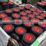 Solid Rubber Wheel/plastic Rubber Wheel/rubber Rubber Wheel/ Ruled Rubber Lawnmower Lawn Push Mower Wheel 5+ Inch Diameter thumbnail-5