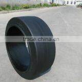 Electric Forklift Use Press-on White Solid Forklift Tire Price thumbnail-3
