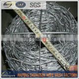 Double twisted galvanized farm fencing barb wire
