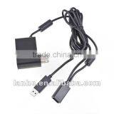 US AC Power Adapter USB Cable For Xbox 360 Kinect Sensor