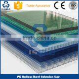 CE STANDARD HIGH CAPACITY GOOD PERFORMANCE POLYCARBONATE HOLLOW PROFILE MAKING MACHINE thumbnail-2