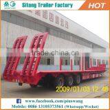 For Construction Machinery Low Loader Trailer Specifications Heavy Duty Gooseneck Lowboy Trailers thumbnail-4