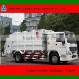 QINGZHUAN Compression Garbage Truck with utility cart