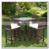 Audu Wicker Cheap Outside Bar Furniture