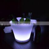 RGB Multi Color Changing Illuminated Led Ice Bucket Standing Cooler for Party thumbnail-2