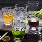 278ml Old Fashion Emboss Glass Cup Glass Juice Cup thumbnail-2