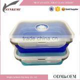 Square Shaped Silicone Food Container thumbnail-1