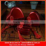 Empty Antique Metal Chinese Candy Box thumbnail-1