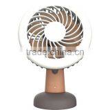 Pocket LED Light Fan Personal Table Light Fan With Built-in Battery thumbnail-2