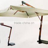 Outdoor Patio Garden A- Garde Wood Hard Umbrella thumbnail-2