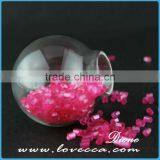 Make Glass Globe Wish Pendant ,Handblown Clear Glass Balls thumbnail-3