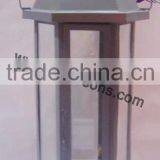 Good Quantity Colorful Metal Lantern With Clear Glass Tube Inside for Home Decorations thumbnail-5