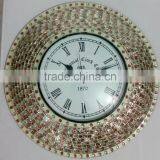 New Modern Design Mosiac Metal Clock thumbnail-1