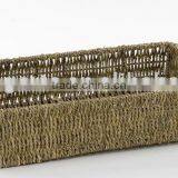 Straw Basket With Handle thumbnail-1