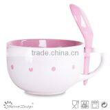 Color Glazed Soup Bowl,ceramic Soup Bowl 400ml thumbnail-4