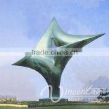 Contemporary City Large Outdoor Metal Craft Stainless Steel Sculpture thumbnail-1