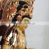 Indian Style Antique Fengshui Crafts Fiberglass Buddha Sculpture Indonesian Statues thumbnail-3