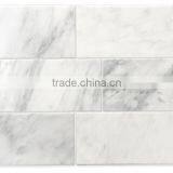 High Quality Heat Resistance Natural Stone White Marble Tile With Promotional Price thumbnail-2