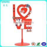 Hot!! Cute Pink Lovely Heart Shape Acrylic Earrings Display Racks thumbnail-1