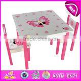 2015 Wooden Table and Chair for Kids,study Wooden Table and Chair Set for Children,hot Sale Wooden Table and Chairs Toy W08G127 thumbnail-6