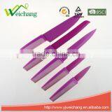 MCK606 5 Pcs Set Kitchen Knives Artwork Painting Blade PP Handle , Hot Sale, Wholesale thumbnail-1