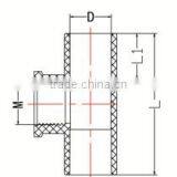 HIGH QUANLITY FEMALE TEE OF PVC GB STANDARD PIPES & FITTINGS FOR WATER SUPPLY thumbnail-2