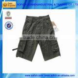 W1305 Stock Cheap Plain Mens Cargo Shorts thumbnail-1