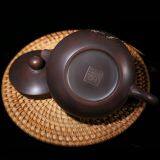 Chinese Nixing Lotus Flower Carving Xishi Pottery Tea Pot Pure Handmade Tea Ware thumbnail-3