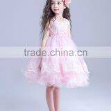 Cute Summer Kids Bowknot Tulle Dresses Prom Party Princess Ball Gown Formal Dress thumbnail-5