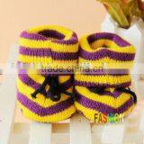Wholesale Winter Baby Kids Knitted Shoes Stripes Cotton Cute Shoes thumbnail-6