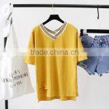 Short Sleeve T-shirt Female Tops 2017 Han Edition Joker Students in Summer thumbnail-3