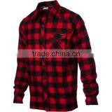 Men's 100% Cotton Check Flannel Shirt One Chest Pocket Shirt thumbnail-1
