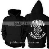 100% Cotton Men Printing Crewneck Hooded Sweatshirt thumbnail-1