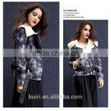 2015 Fashion Show Style Real Merino Sheep Fur Coat Women Sheep Shearing Fur Jacket Winter Thick Sheep Fur thumbnail-2