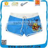 100% Polyester Women Logo Print Board Shorts Surfing Shorts thumbnail-1
