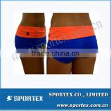 High Quality Yoga Wear Blue Orange Short Fitness and Yoga Wear MZ0279 thumbnail-1