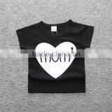 S17509A New Children Kids Girl T Shirt Heart Short Sleeve T Shirt thumbnail-3