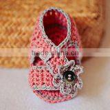 Newest Wholesale Baby Clothing Crochet Baby Sandals thumbnail-2