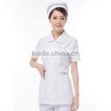 Cotton White Nurse Uniform Dress Pink Nurse Hospital Uniform Designs thumbnail-2