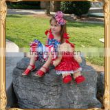 Children clothing 2016 July 4th clothes 4th of July american girls baby clothes toddler girl clothes boutique