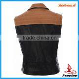 2015 Casual Men Vest, Mens Casual Fashion Brwon Vest thumbnail-3