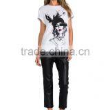 Cotton Blend T-shirts With Face Print thumbnail-2