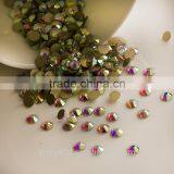 Bling Bling 16 Cuts Rhinestones Non Hotfix Flatback Crystal AB for Nails and Clothing thumbnail-1