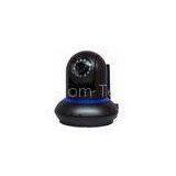 Black High Resolution Wireless Indoor IP Camera , Infrared IP Cameras thumbnail-1