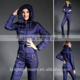 One Piece Down Jumpsuits for Lady Snow Wear Women's Down Coats Slim Bodysuit thumbnail-1